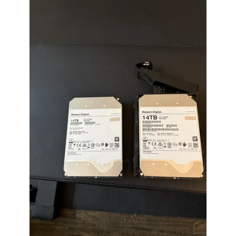 Network and low-voltage project materials staged before installation.