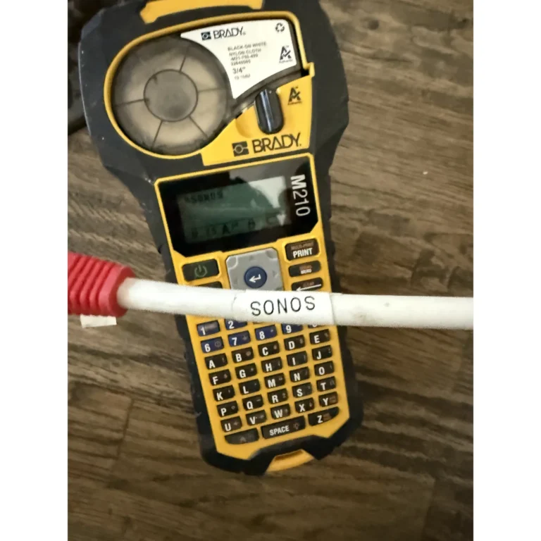 Handheld diagnostic tool used during network or low-voltage installation.
