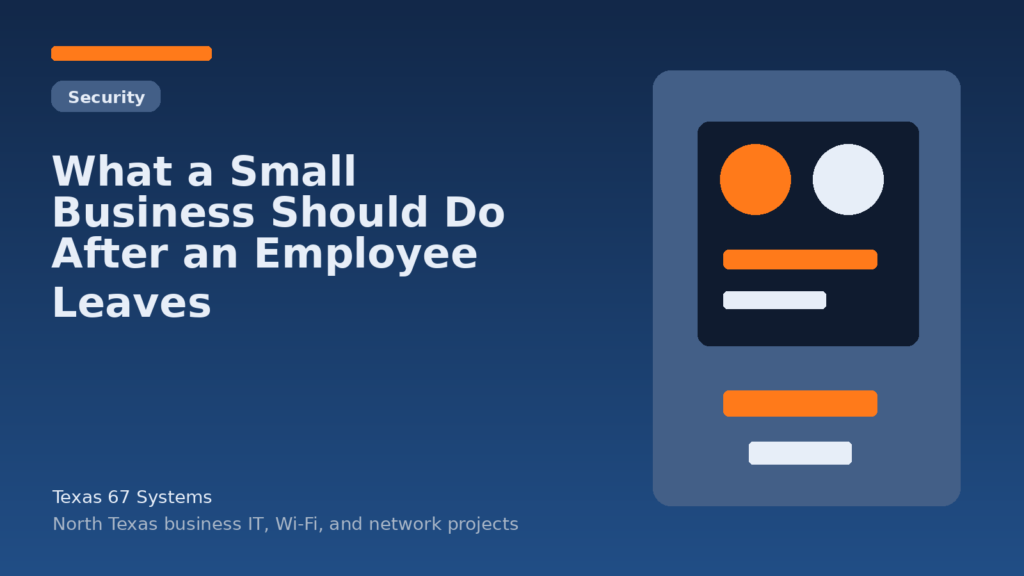What a Small Business Should Do After an Employee Leaves