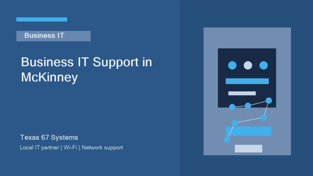 Texas 67 Systems title card for business IT support in McKinney.